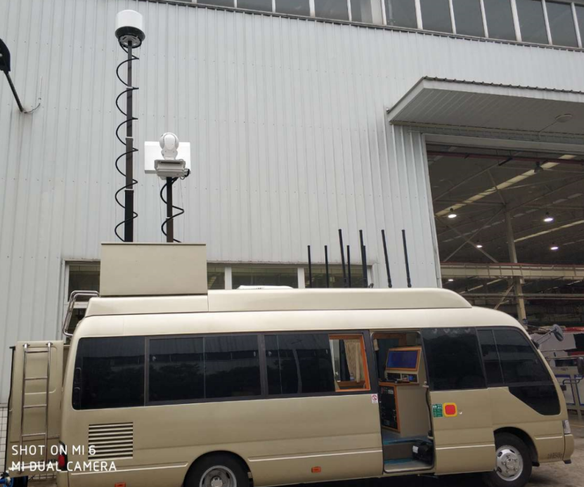 Sistema de contramedidas de drones montados en vehículos