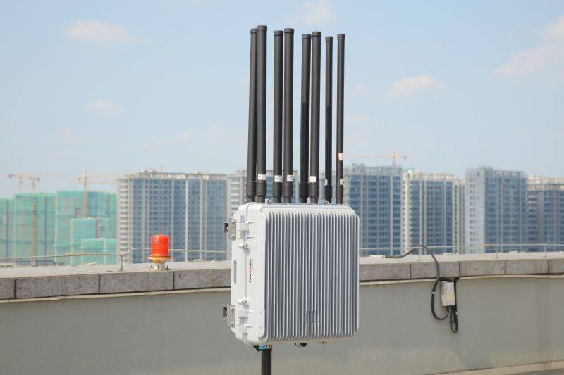 Bloqueador de drones omnidireccional de rango completo avanzado para vehículos aéreos no tripulados